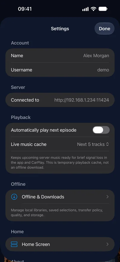iPhone: Settings