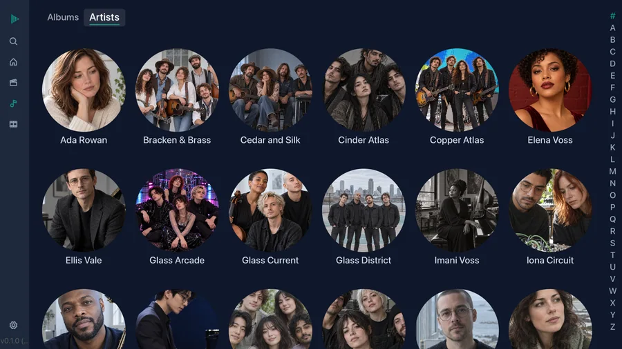 Apple TV: Music artists