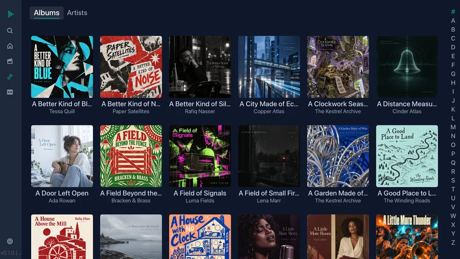 Apple TV: Music albums