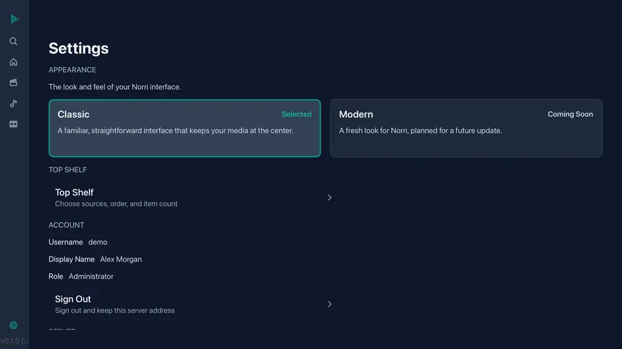 Apple TV: Settings