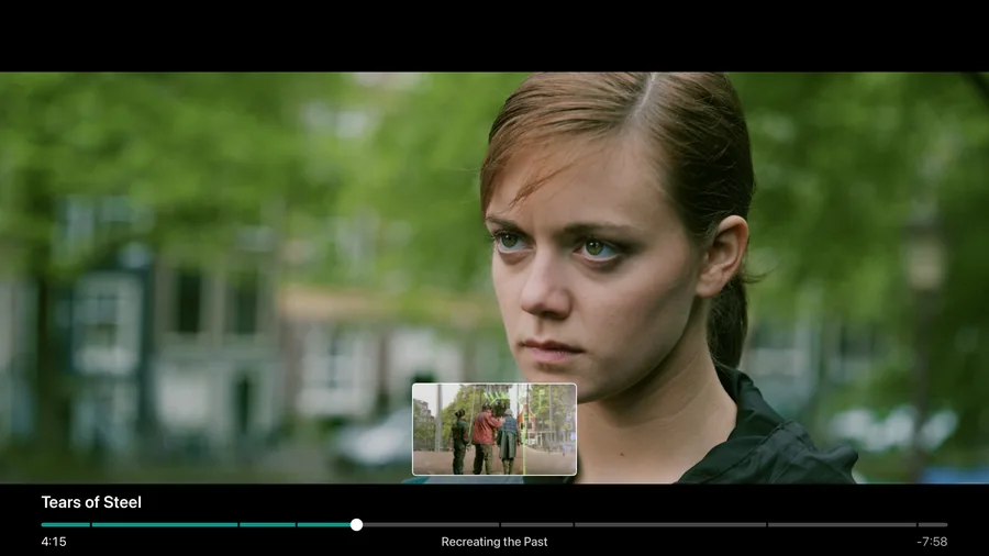 Apple TV: Playback seek preview